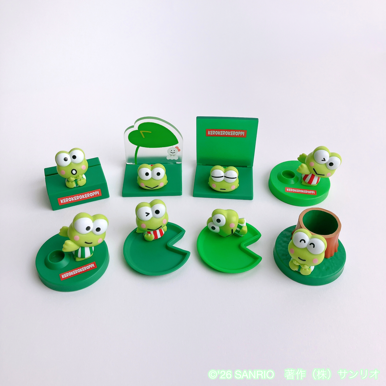 三麗鷗「每天都能用青蛙」大眼蛙生日新品 大眼蛙神秘桌面公仔實體照