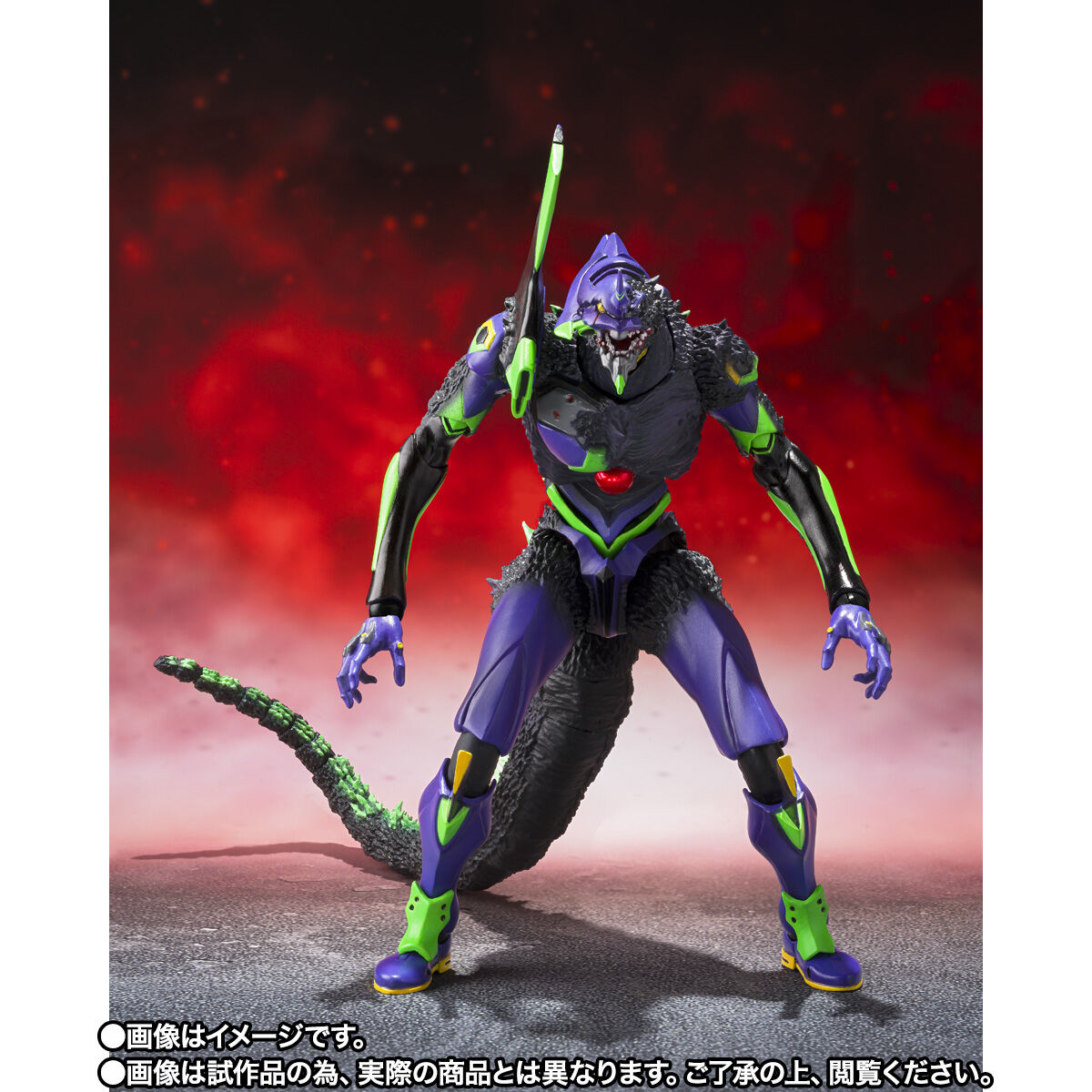 《哥吉拉對新世紀福音戰士》S.H.MonsterArts 初號機 G覺醒形態正式公開　經典融合怪獸造型首次高可動立體化