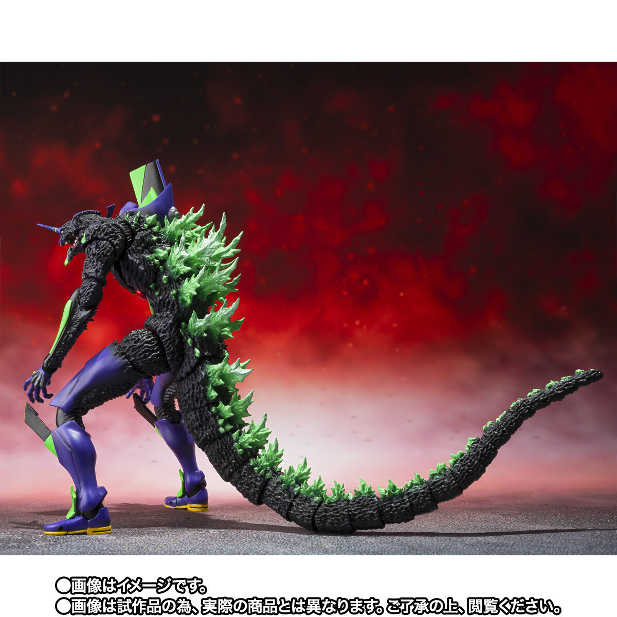 《哥吉拉對新世紀福音戰士》S.H.MonsterArts 初號機 G覺醒形態正式公開　經典融合怪獸造型首次高可動立體化