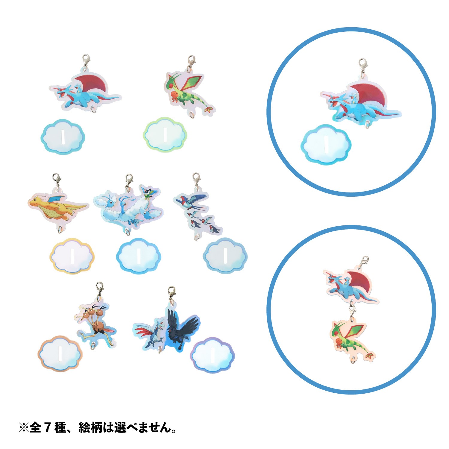 《寶可夢中心》Soaring Dreams 翱翔夢想系列 可連接壓克力吊飾