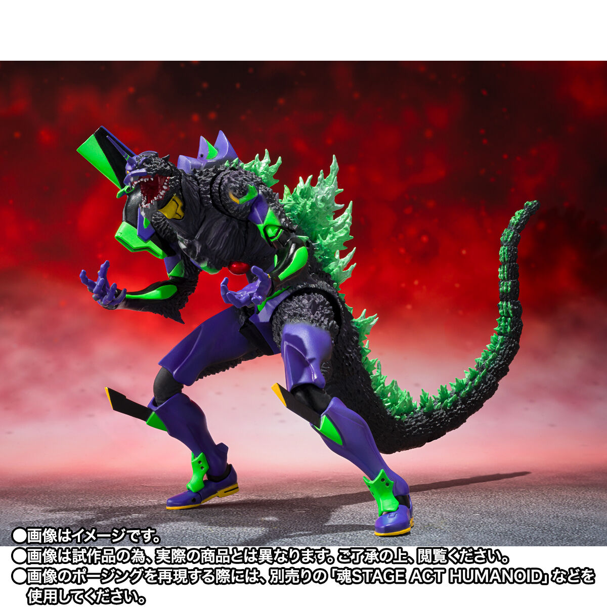 《哥吉拉對新世紀福音戰士》S.H.MonsterArts 初號機 G覺醒形態正式公開　經典融合怪獸造型首次高可動立體化