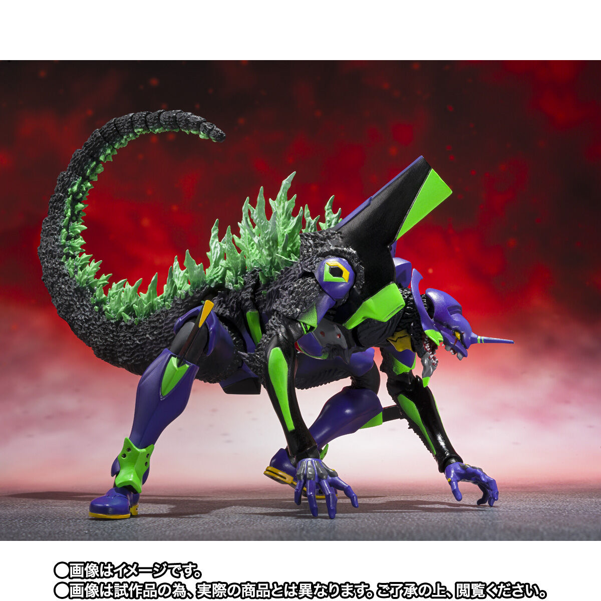《哥吉拉對新世紀福音戰士》S.H.MonsterArts 初號機 G覺醒形態正式公開　經典融合怪獸造型首次高可動立體化