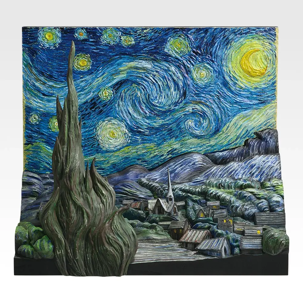 一番賞《文森·梵谷》A賞《星夜》場景模型｜梵谷名作化身為桌面收藏