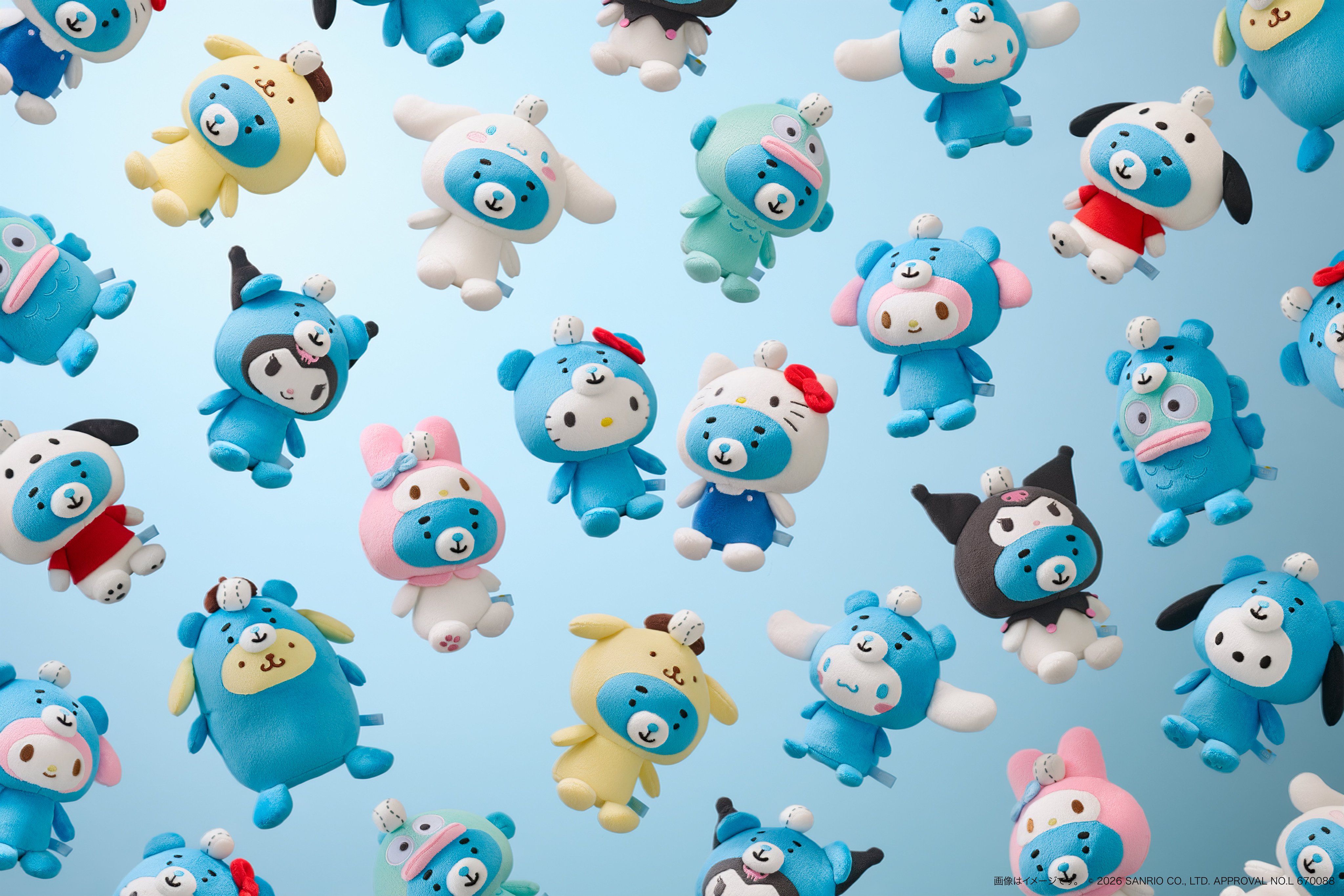 《Sanrio 三麗鷗》七大人氣角色齊聚,打造角色互換造型!