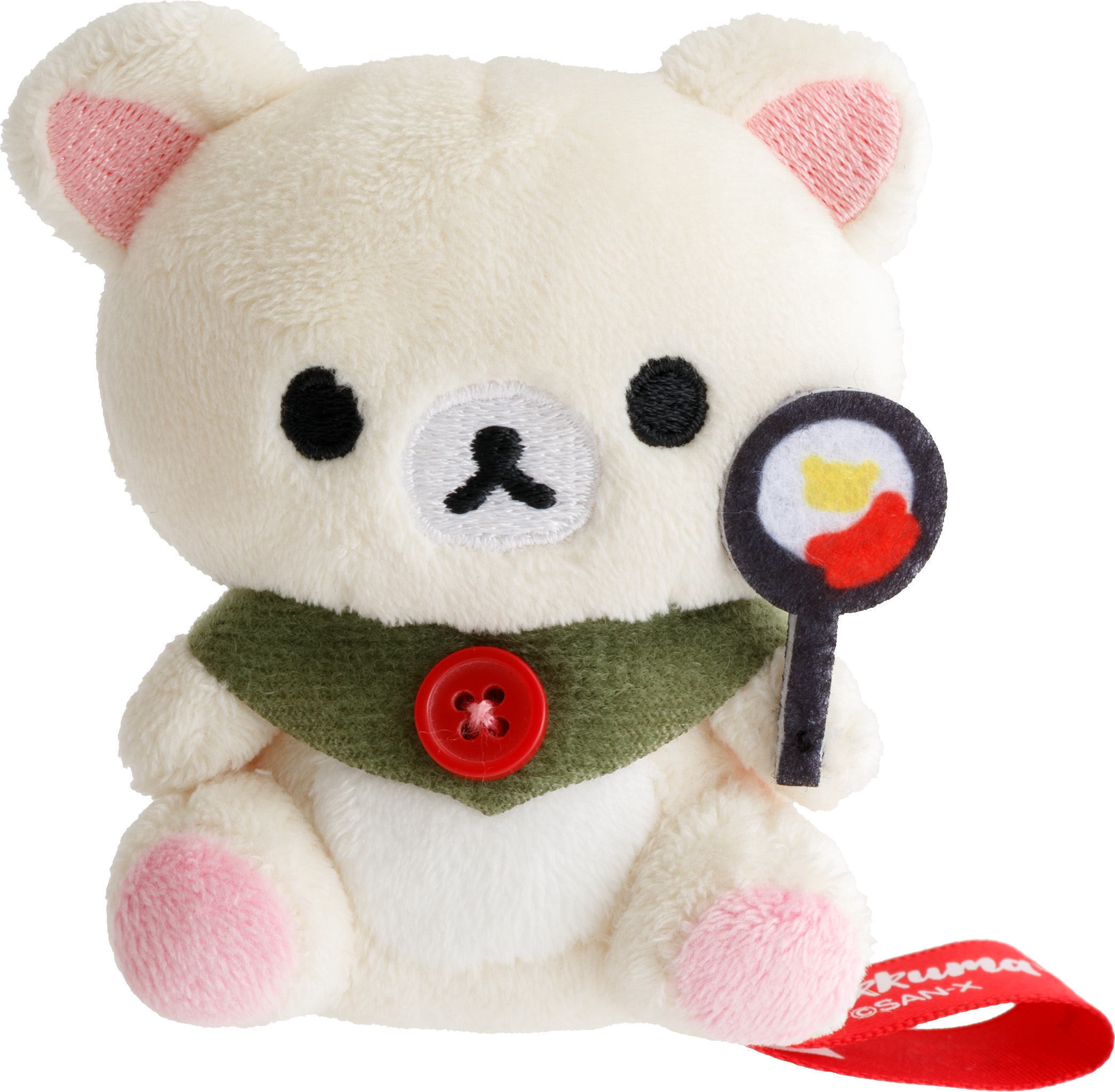 《Rilakkuma 拉拉熊 × Coleman》聯名 小白熊掌上絨毛玩偶