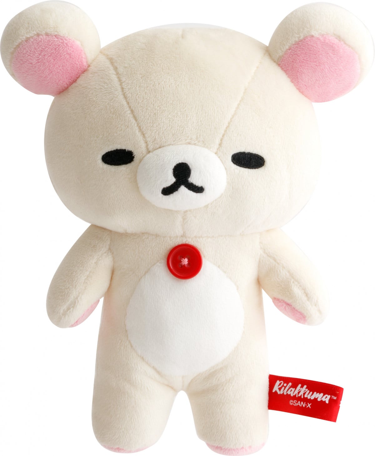 《Rilakkuma 拉拉熊 × Coleman》小白熊 睡袋造型絨毛玩偶
