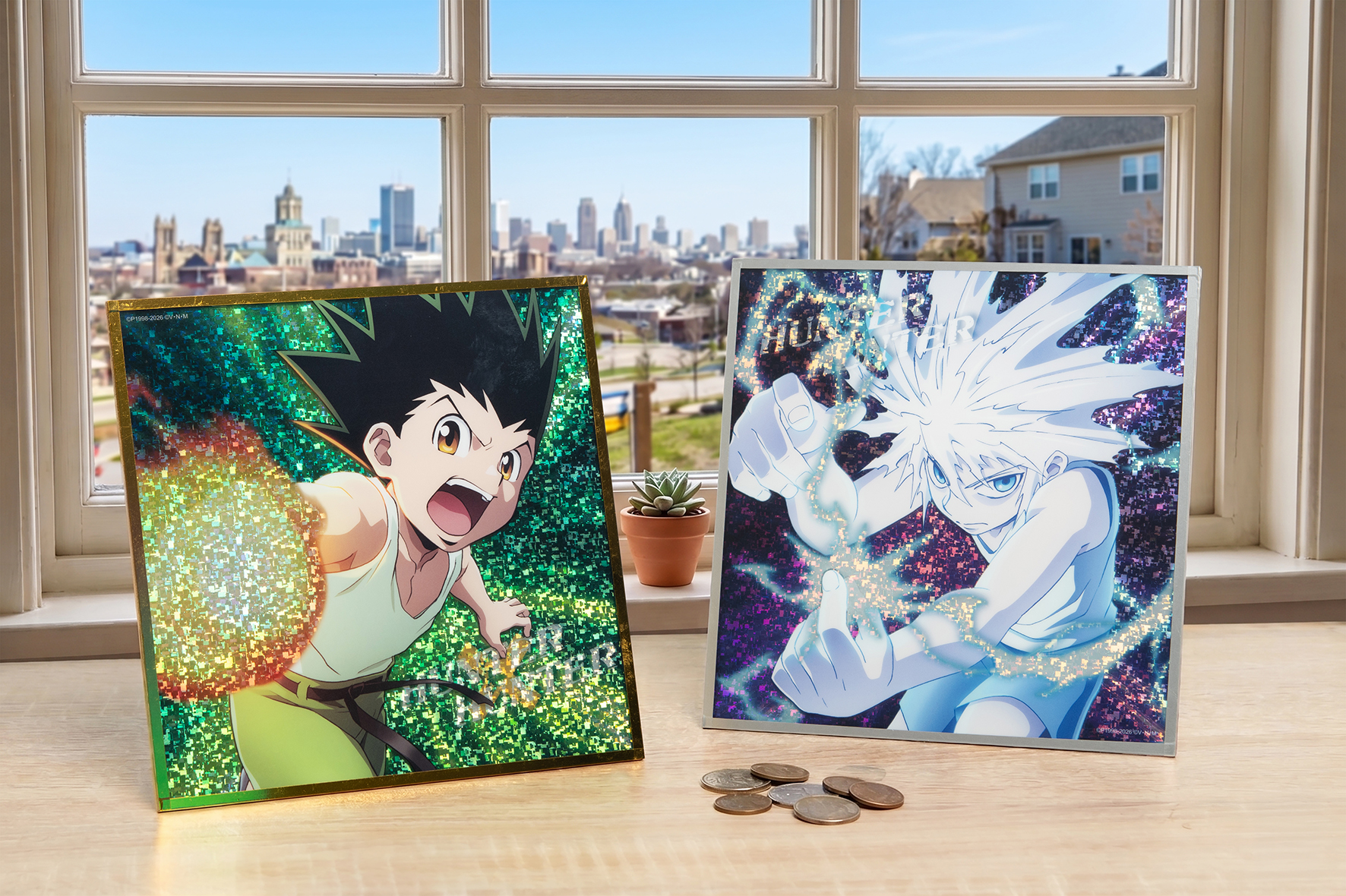 「2026台北漫畫博覽會」木棉花新品《Hunter x Hunter獵人》盲抽壓克力色紙 (全8款/NT.320)