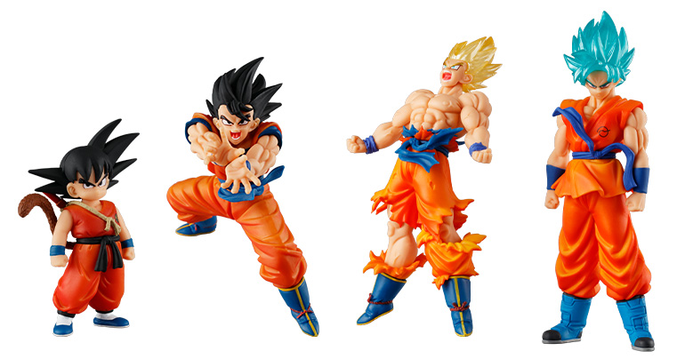 《七龍珠》悟空四大經典形態一次扭回家!HG GOKU EDITION2震撼登場,超藍悟空、少年悟空同框,仙豆、布瑪機車吊飾同步推出!