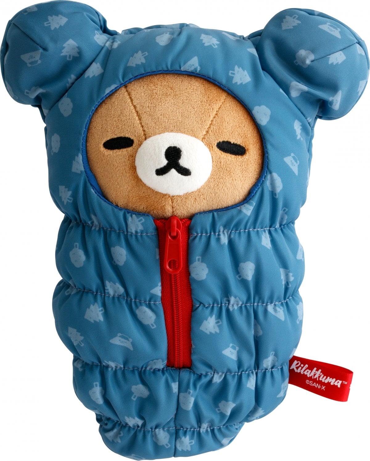 《Rilakkuma 拉拉熊 × Coleman》拉拉熊睡袋造型絨毛玩偶