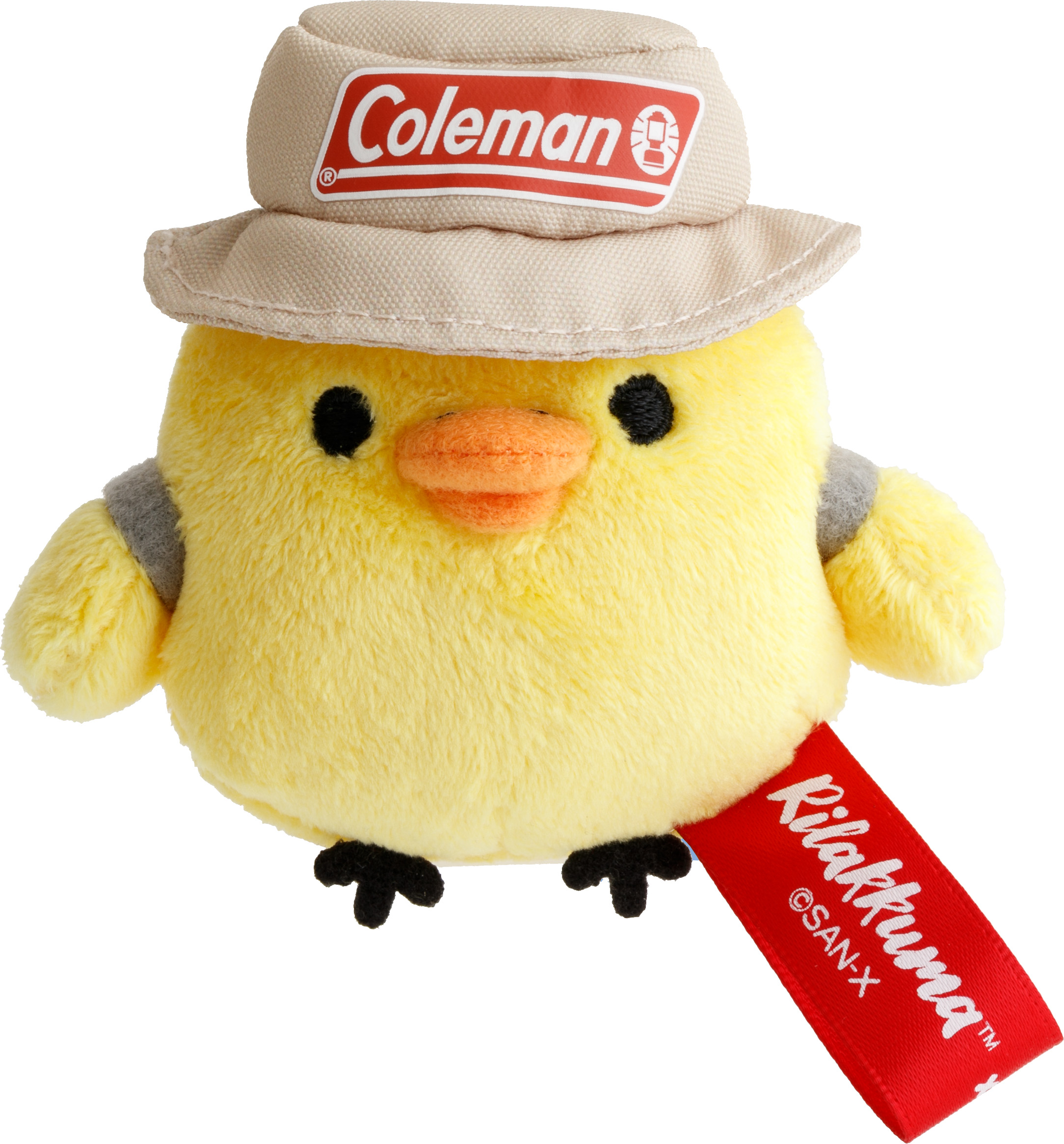 《Rilakkuma 拉拉熊 × Coleman》聯名 小黃雞掌上絨毛玩偶