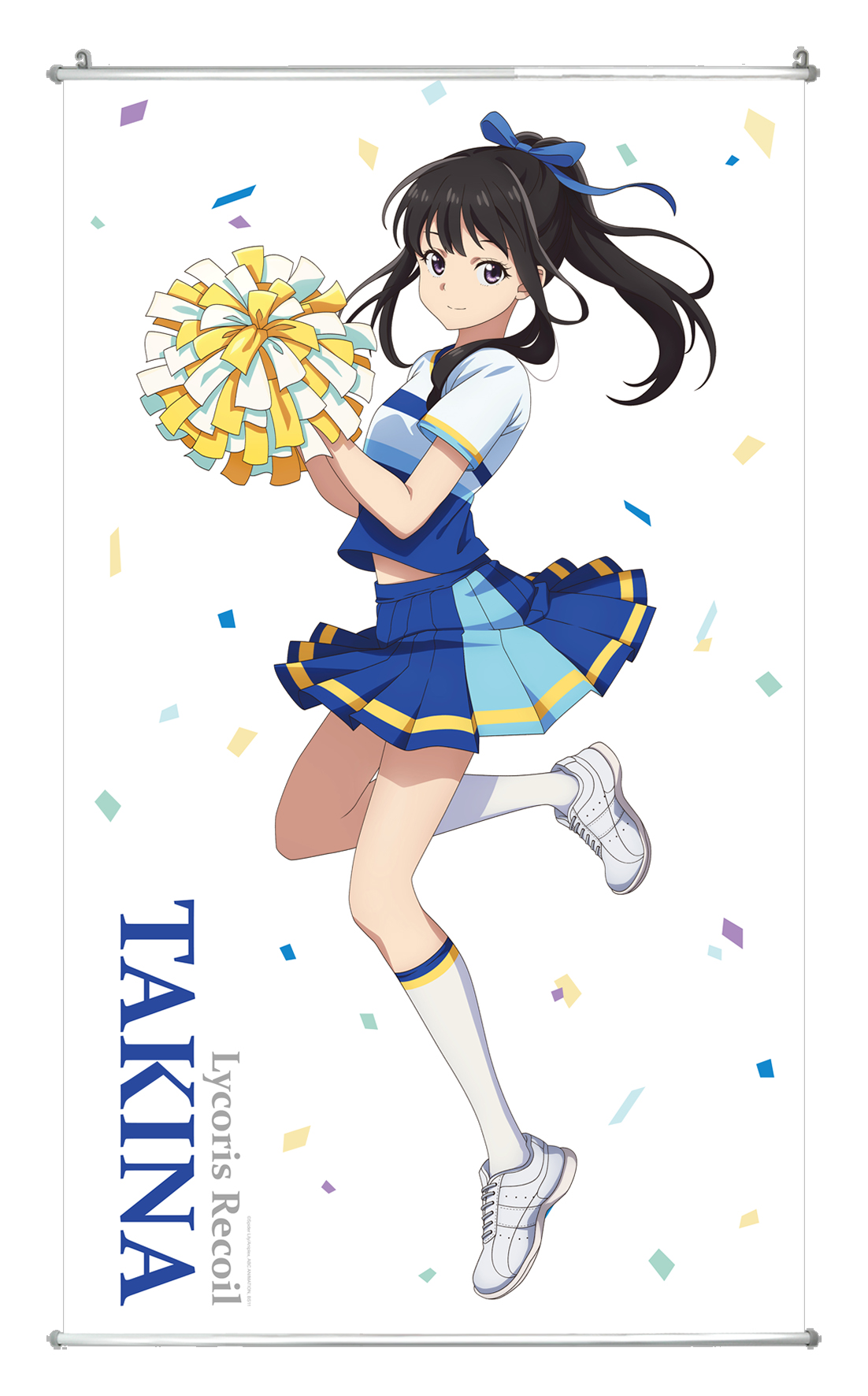 「2026台北漫畫博覽會」木棉花精選商品區《Lycoris Recoil 莉可麗絲》瀧奈RARE版等身掛軸 (NT.1,600/款)