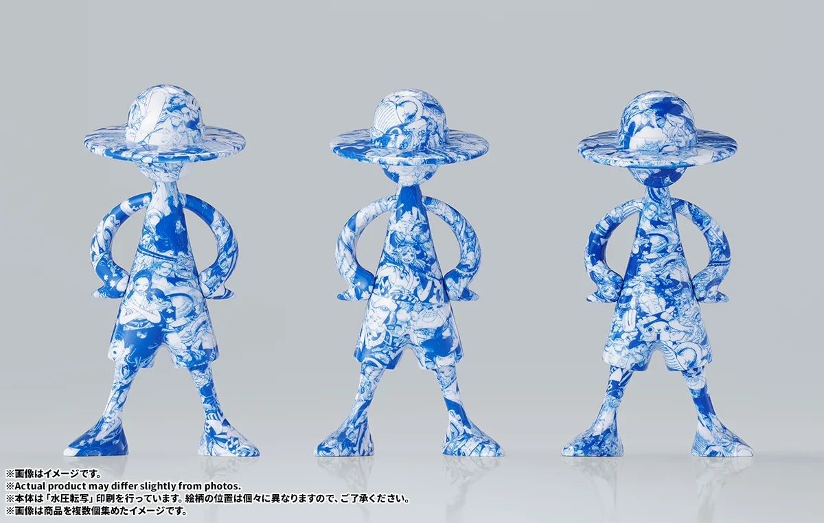 《海賊王》LUFFY's「BLUE SCRAMBLE」限定版第二彈登場!漫畫藝術融合水轉印工藝,每尊都是唯一作品