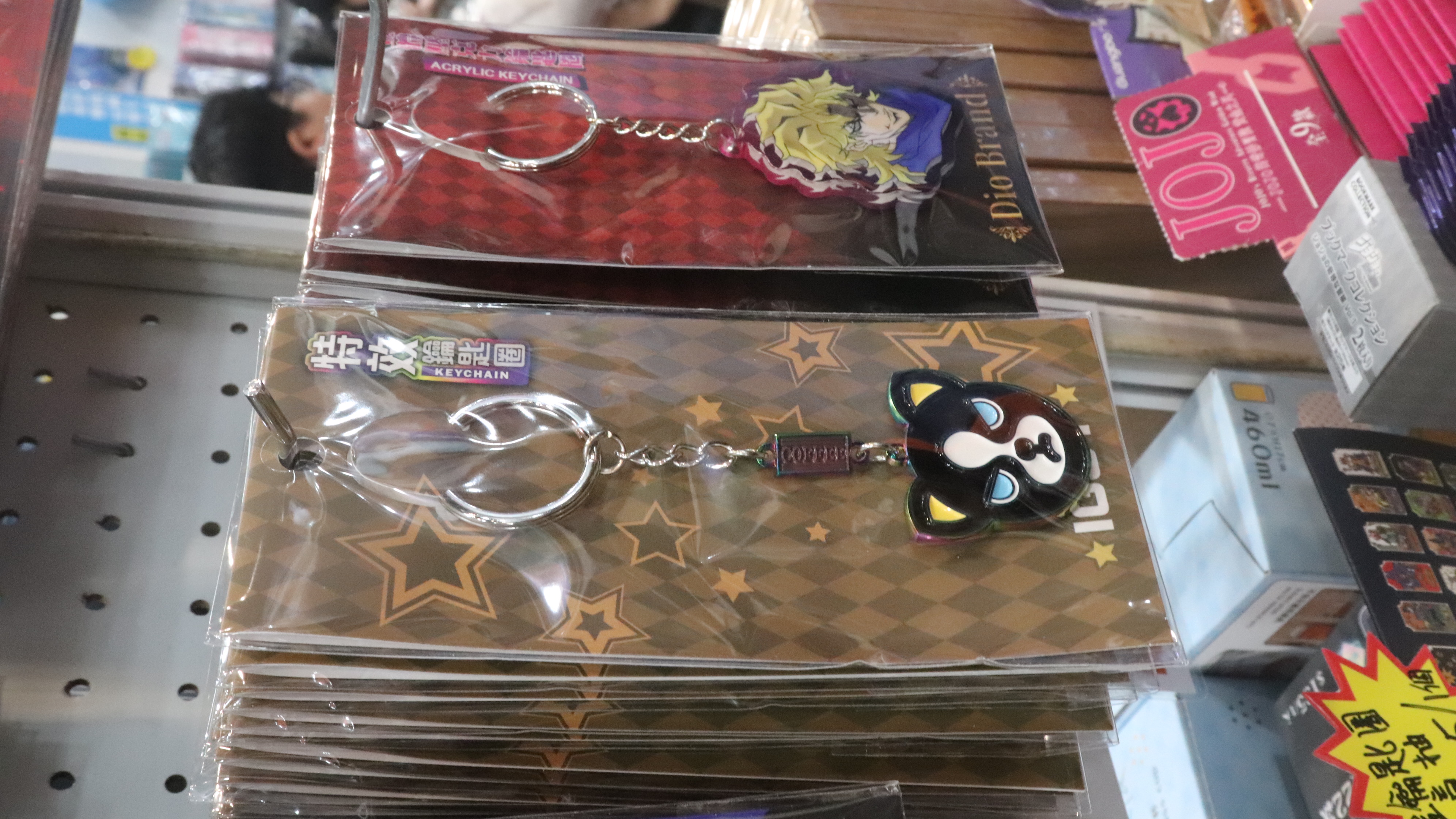 2026漫博會 木棉花攤位《JOJO的奇幻冒險》角色特效鑰匙圈