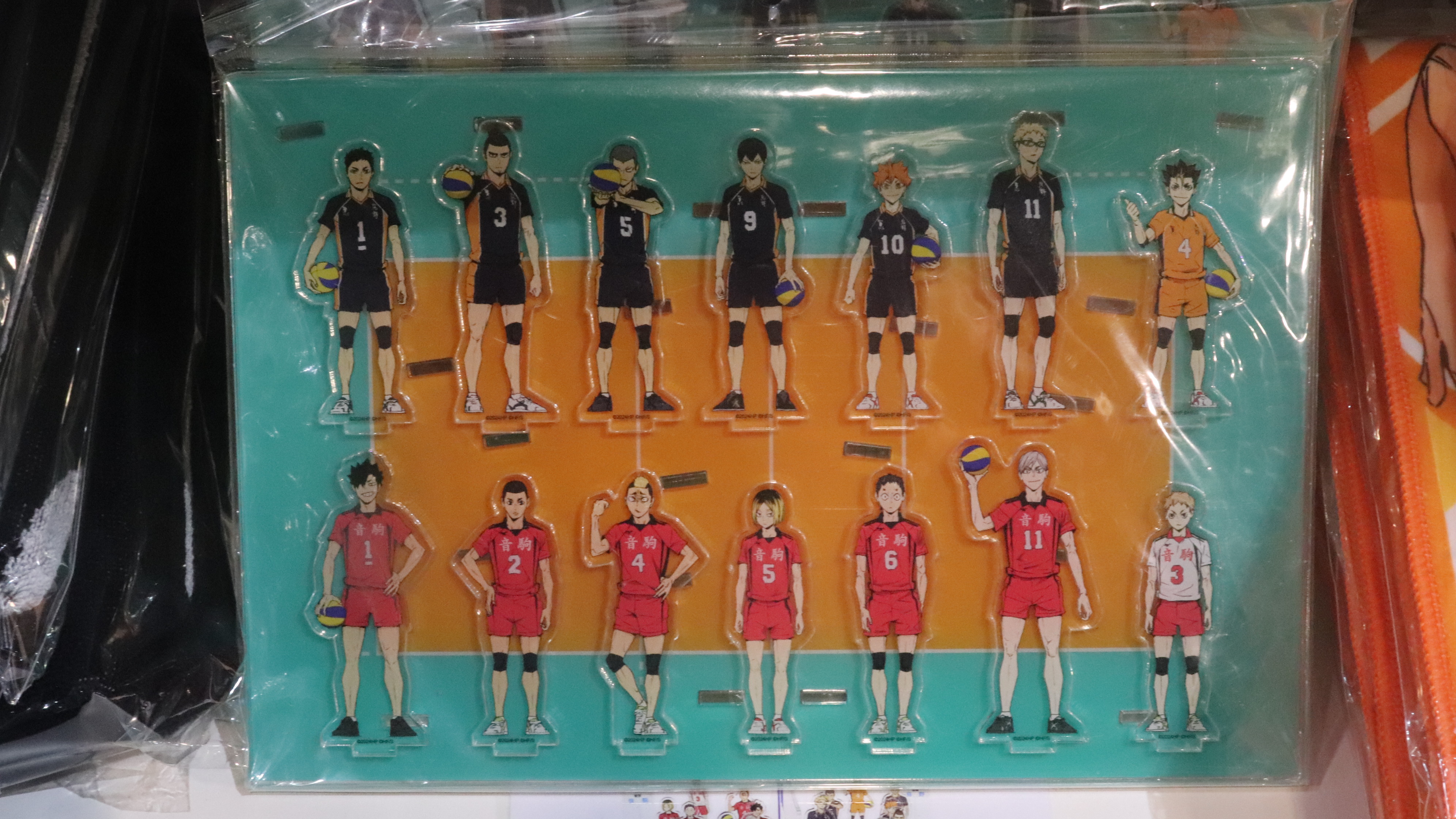 2026漫博會 羚邦攤位《排球少年！！》烏野 VS 音駒場景壓克力立牌