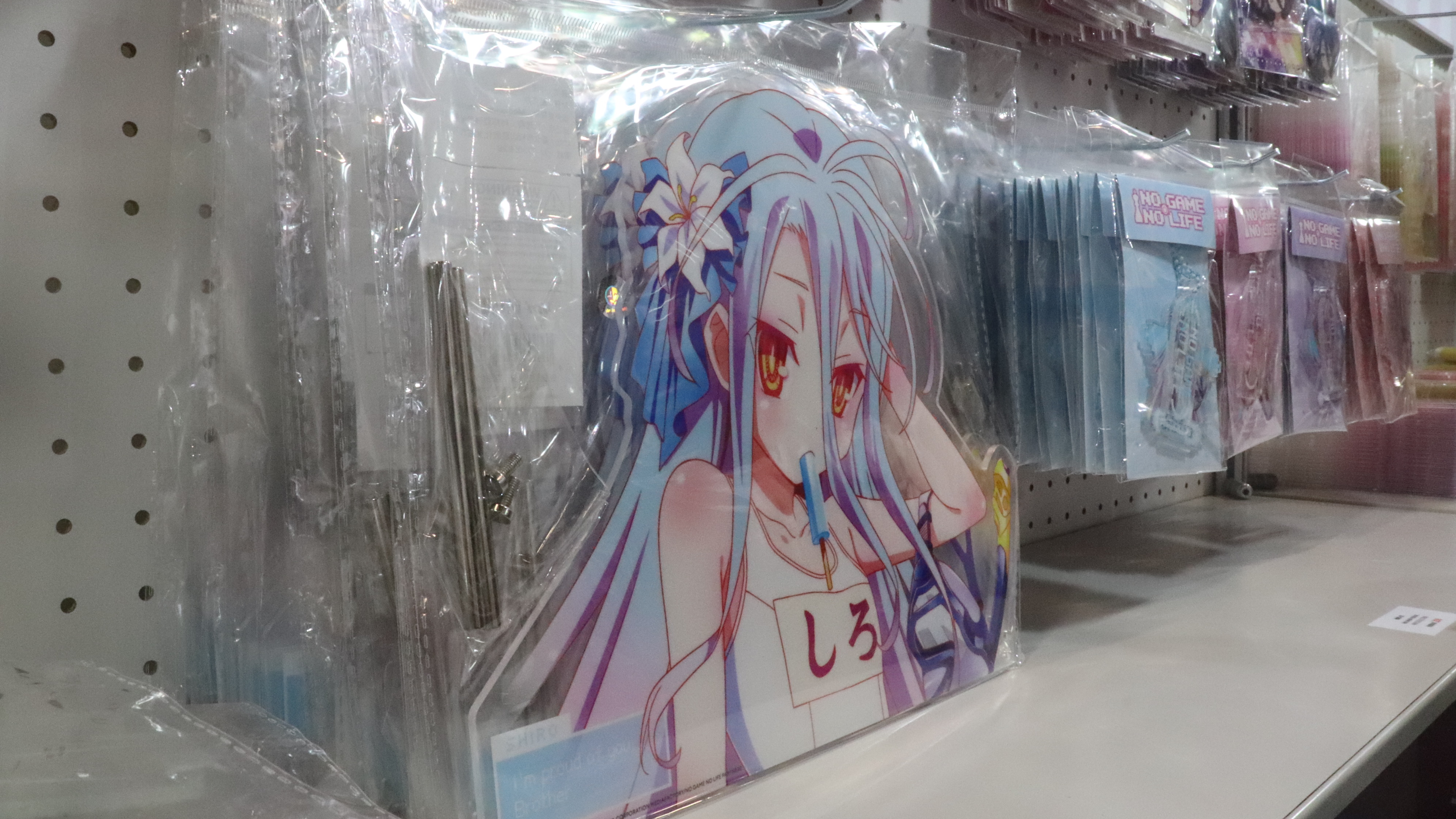 2026漫博會 羚邦攤位《NO GAME NO LIFE 遊戲人生》白 半身壓克力立牌