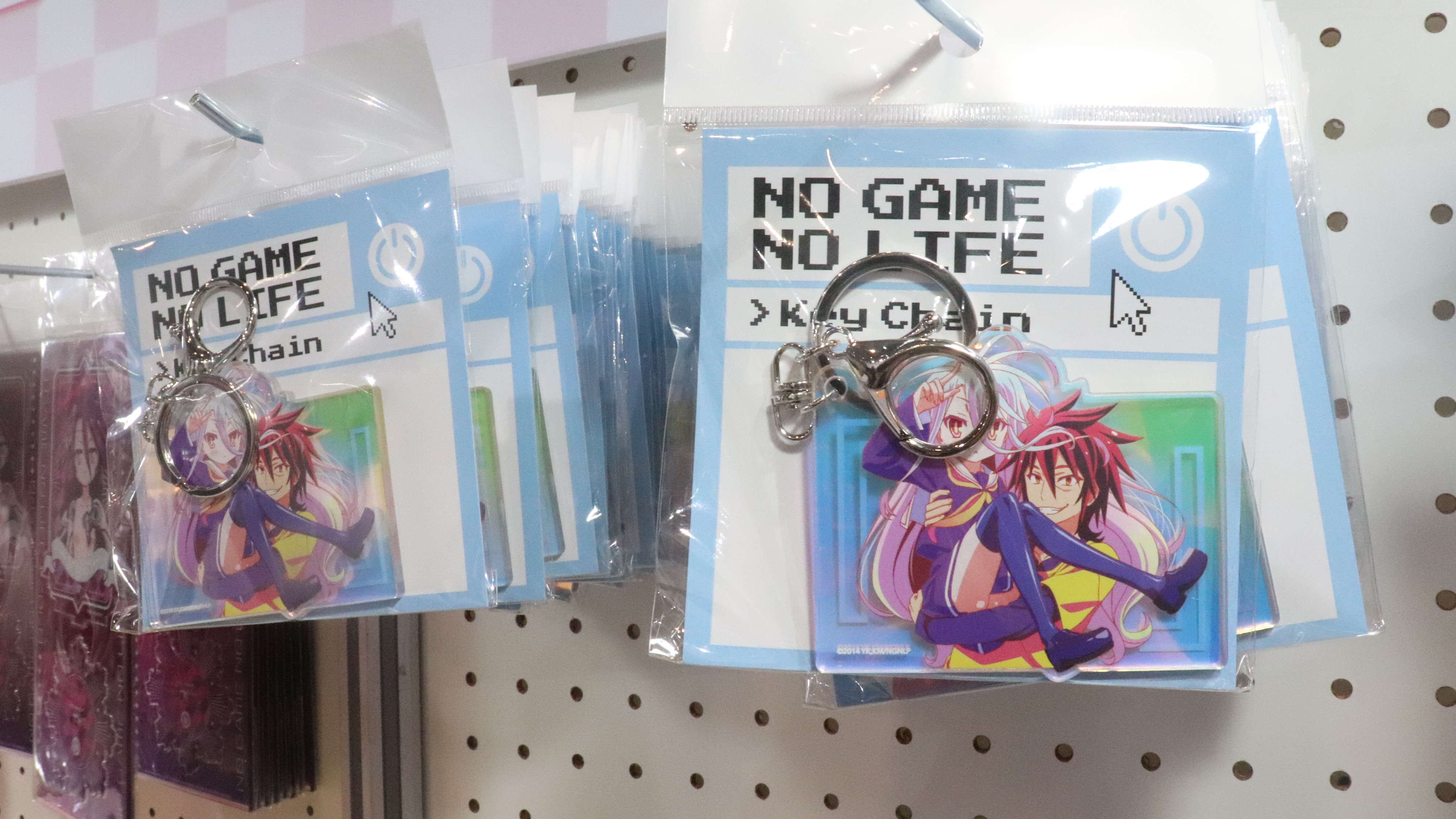 2026漫博會 羚邦攤位《NO GAME NO LIFE 遊戲人生》壓克力吊飾