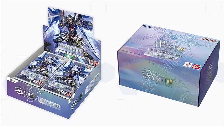《鋼彈卡牌遊戲》GD05一週年紀念彈登場！攻擊自由鋼彈領軍，三大經典作品首度參戰