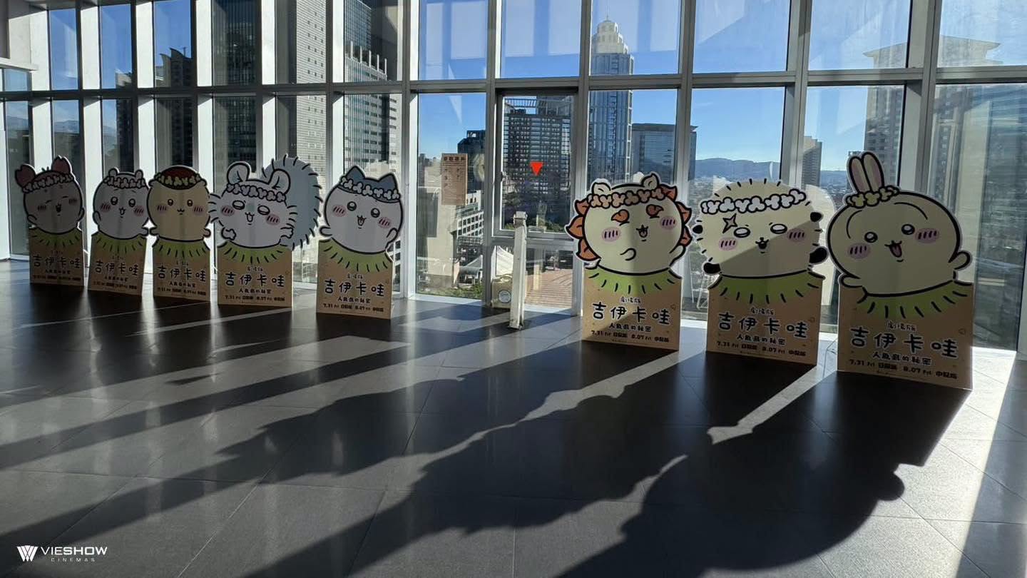 台北信義、新北板橋、台中大遠百三大威秀影城大型角色立牌登場!吉友朝聖打卡必訪