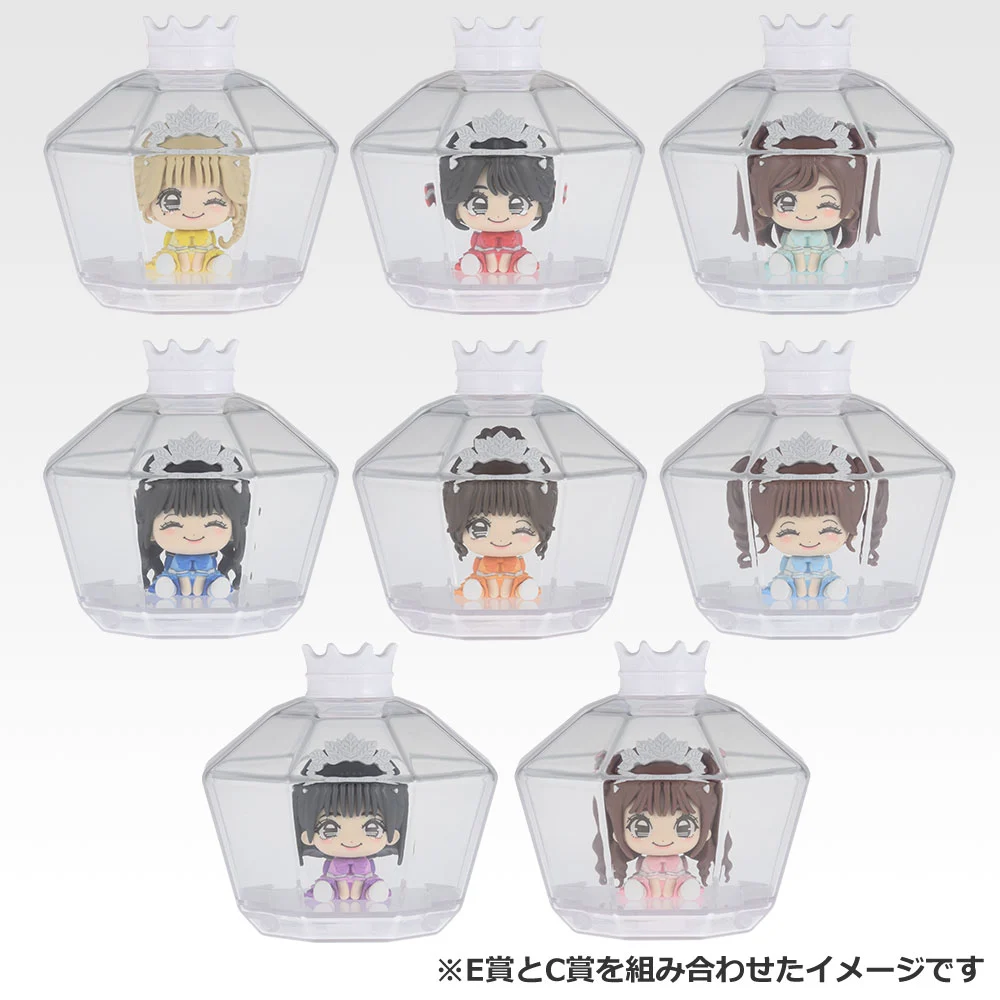 一番賞《CUTIE STREET～為了抽到一番賞而戰！～》E賞｜應援手燈造型公仔展示盒 可與C賞成員吉祥物公仔連動擺放 !