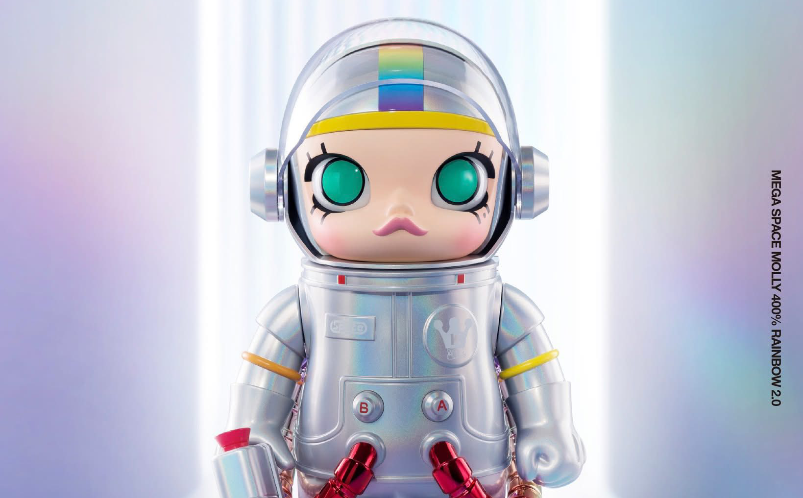 POP MART泡泡瑪特新品速報~MEGA SPACE MOLLY 400% RAINBOW 2.0