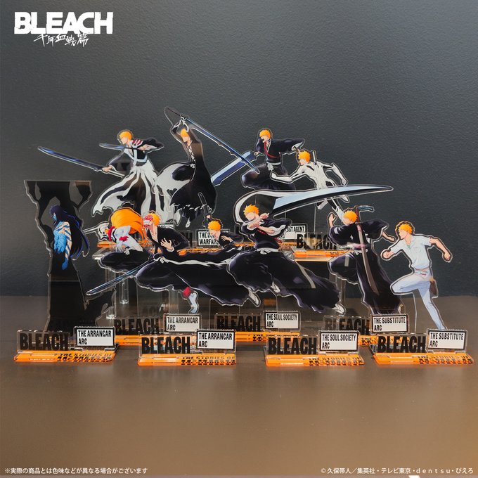 BLEACH死神》歷代黑崎一護全員集結！15種戰鬥姿態化身壓克力立牌，千年