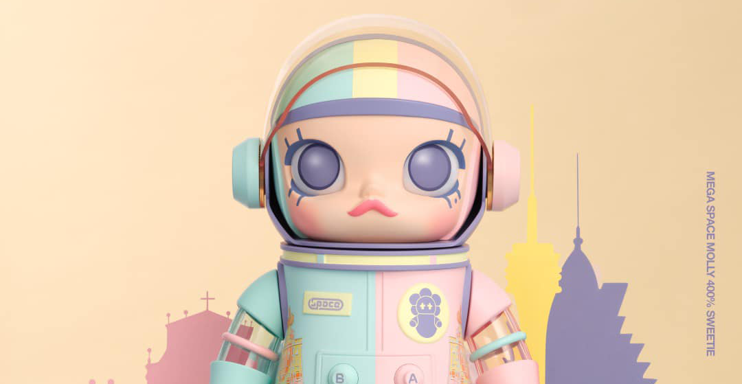 泡泡瑪特~澳門限定藝術新品登場！【MEGA SPACE MOLLY 400% 蜜糖Sweetie