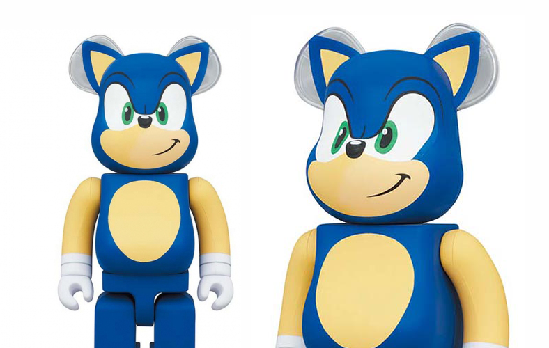 世界上最快的藍色刺蝟~音速小子BE@RBRICK推出SONIC THE HEDGEHOG