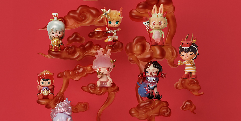 泡泡瑪特POPMART新年限定商品《龍吟獻瑞》系列盲盒！迎接龍年各式限定